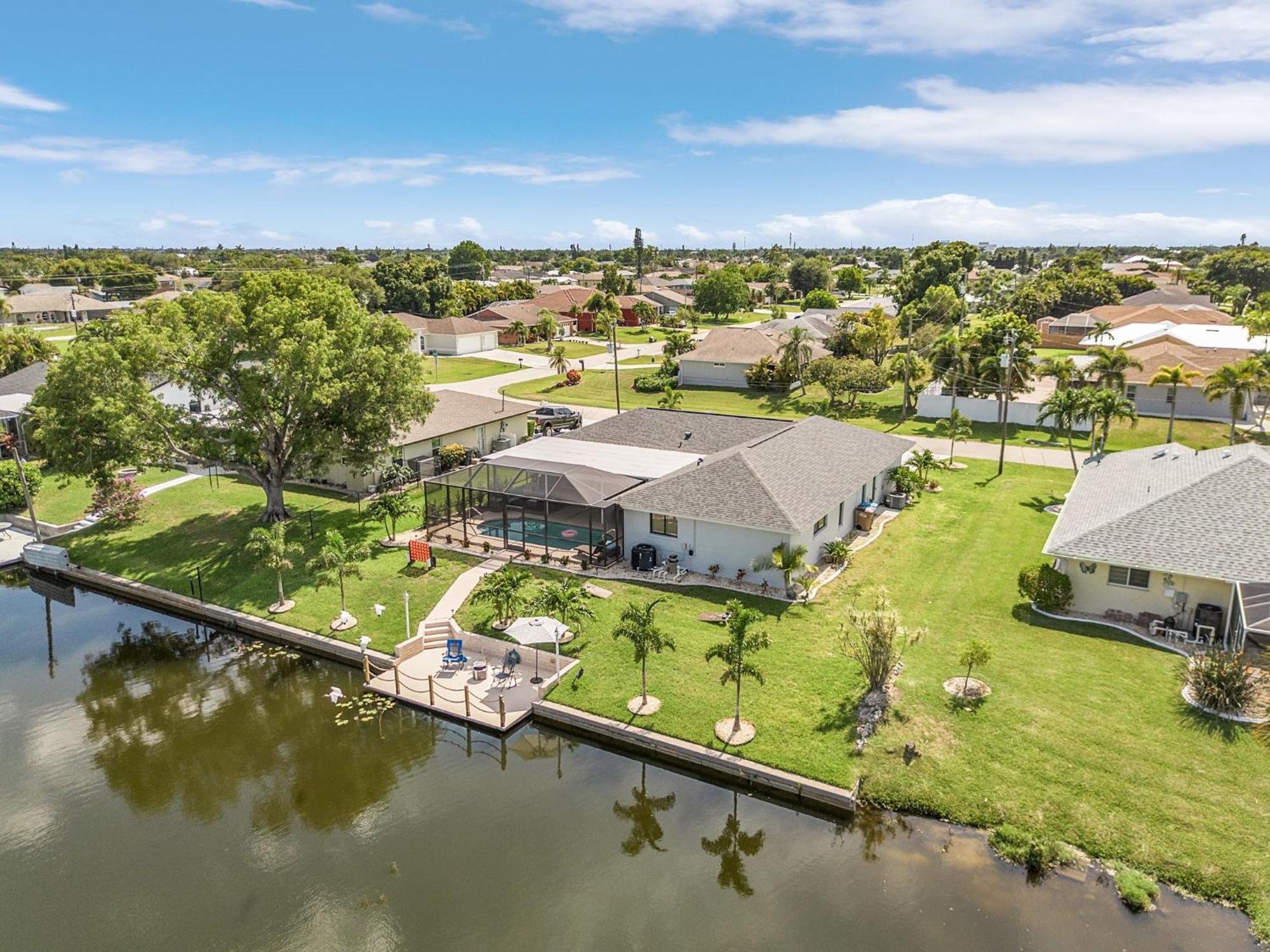 Cozy Retreat, Heated Pool, Water Canal, Bikes,3 Bedroom Cape Coral Exteriér fotografie