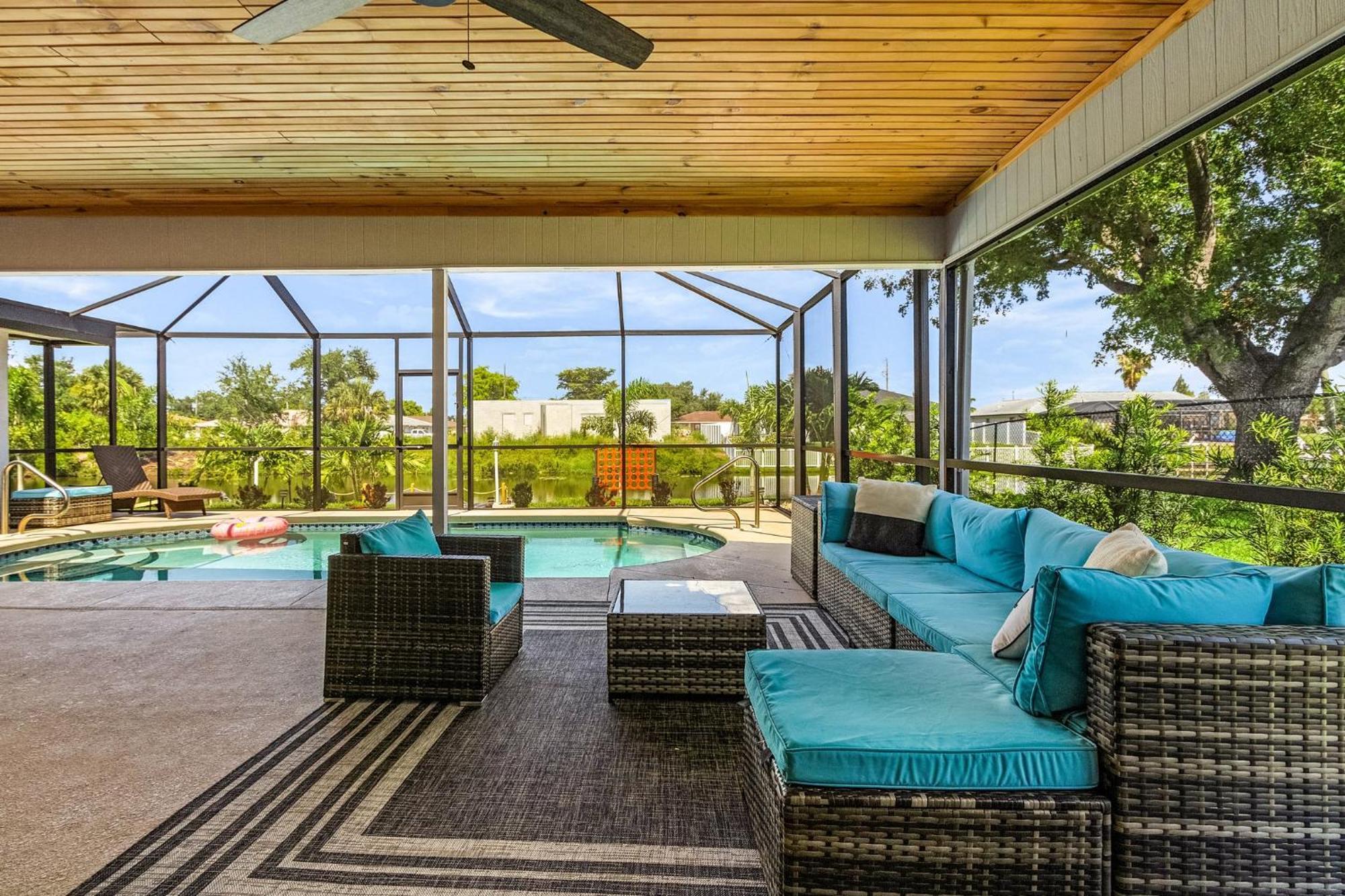 Cozy Retreat, Heated Pool, Water Canal, Bikes,3 Bedroom Cape Coral Exteriér fotografie